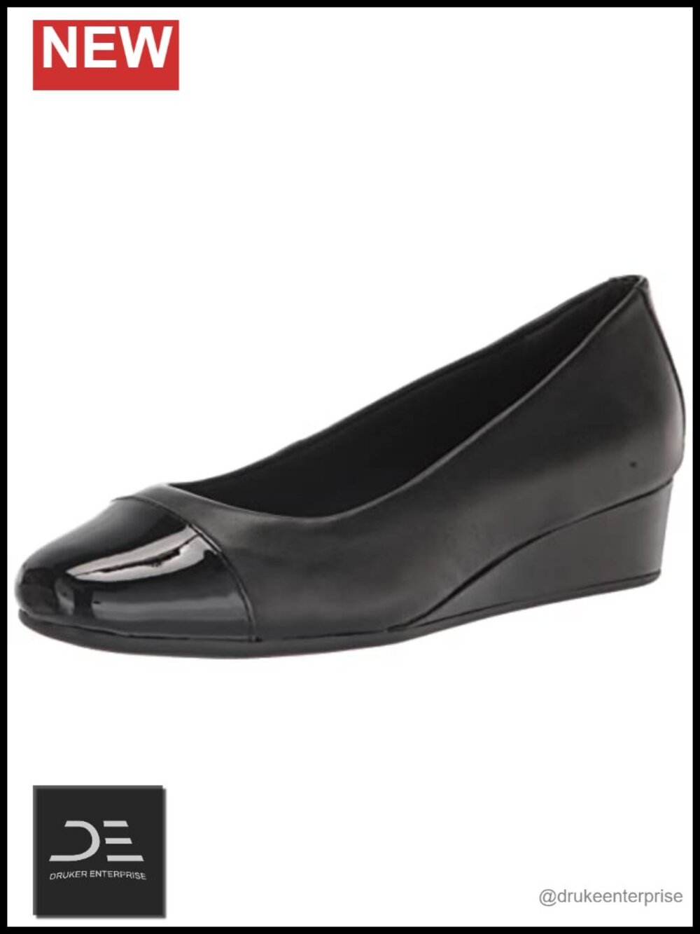 Easy Spirit Gracey 8 Low Wedge Dress Pump Suede Slip-On Arch Support